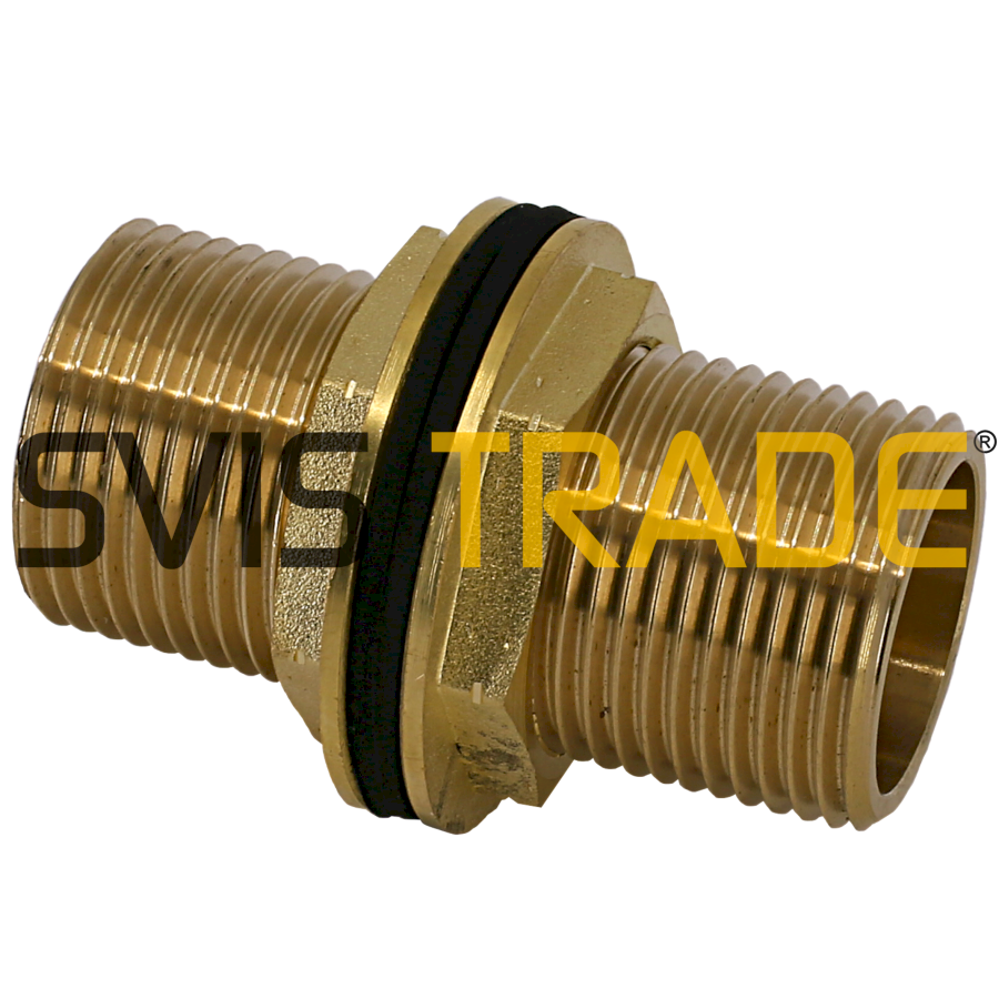 10063-mms549t Stěnová průchodka s volnými maticemi 5/4