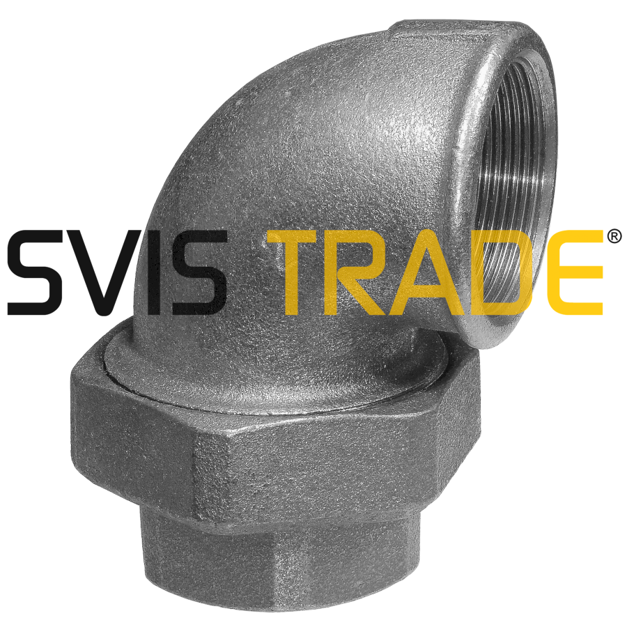 1004-fc095 Černé šroubení rohové 5/4