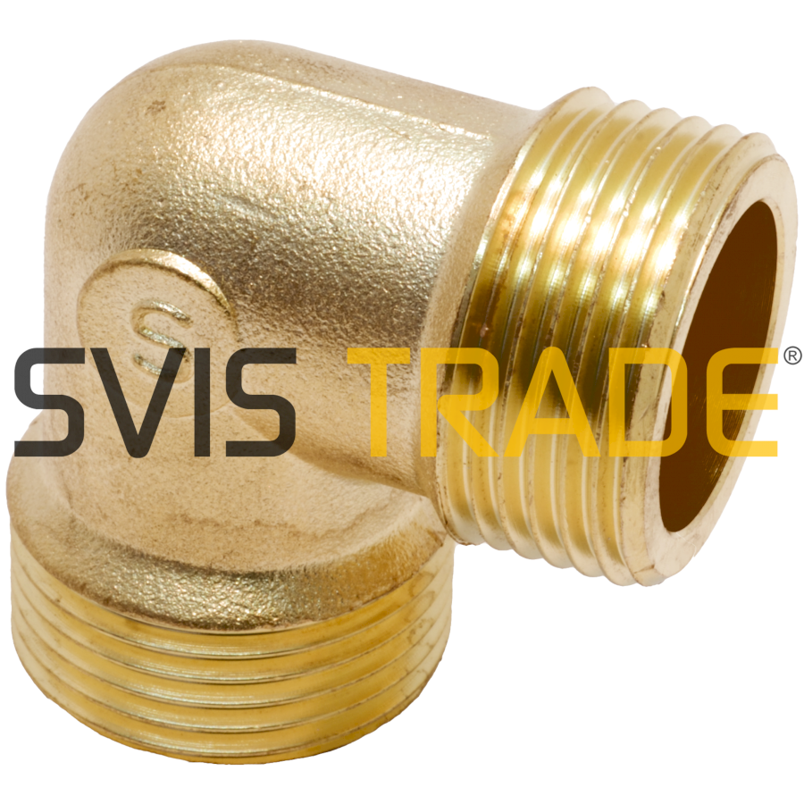 4645-mms093 Mosazné koleno  3/4