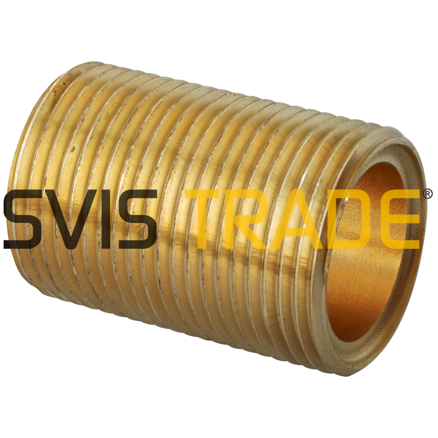 Mosazný prodlužovací závitový kus 1/2